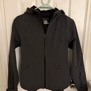 The North Face Charcoal Gray Hooded Jacket Goretex